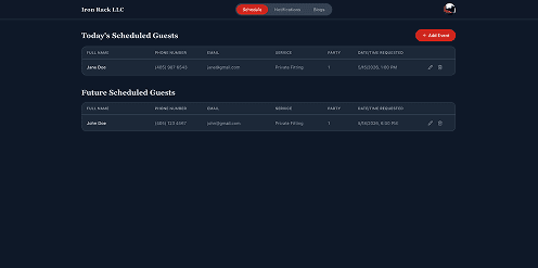Custom Website Dashboard